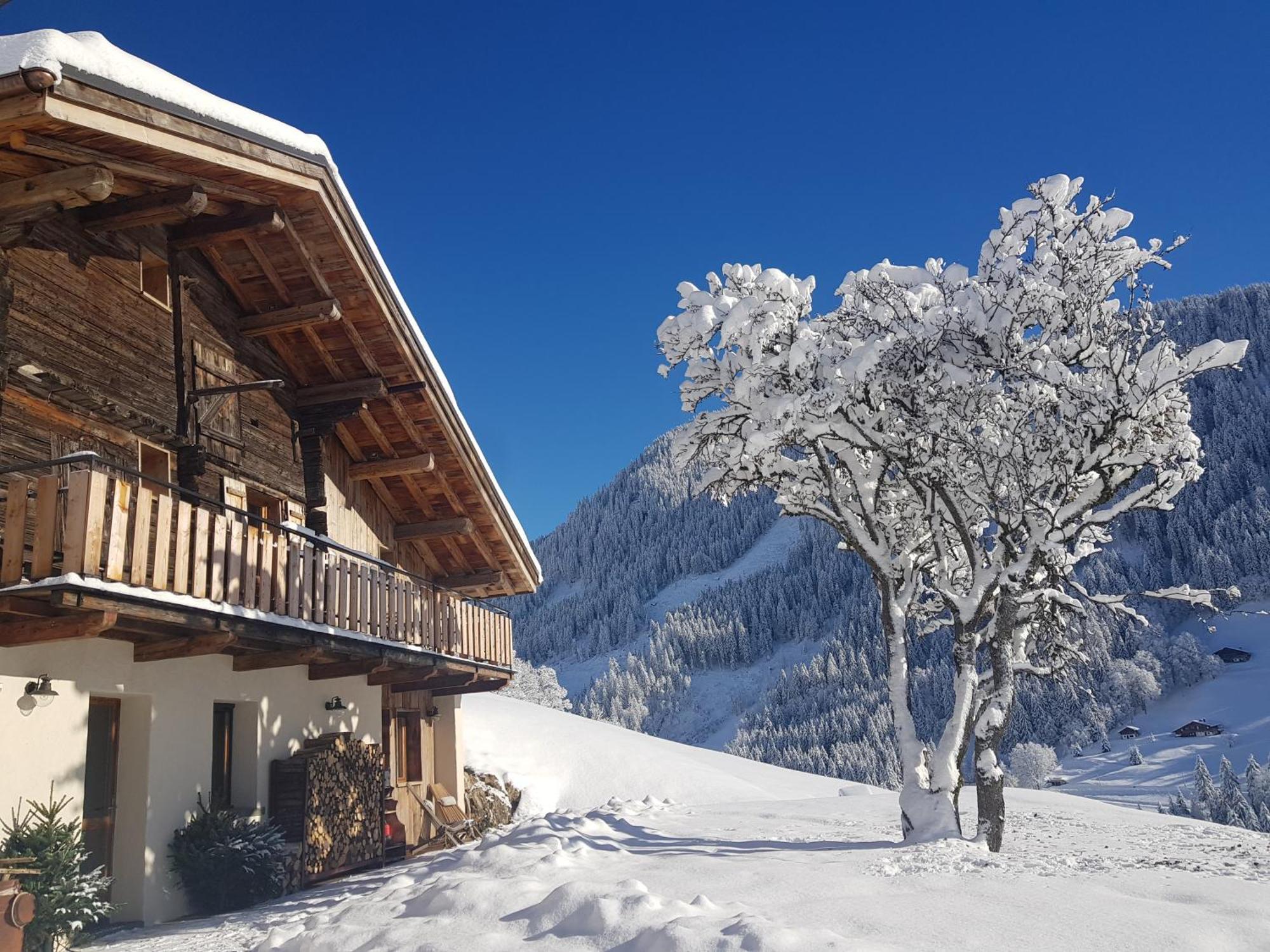 Aux Fermes De La Croix, Maison D'Hotes, Spa Hauteluce Bagian luar foto