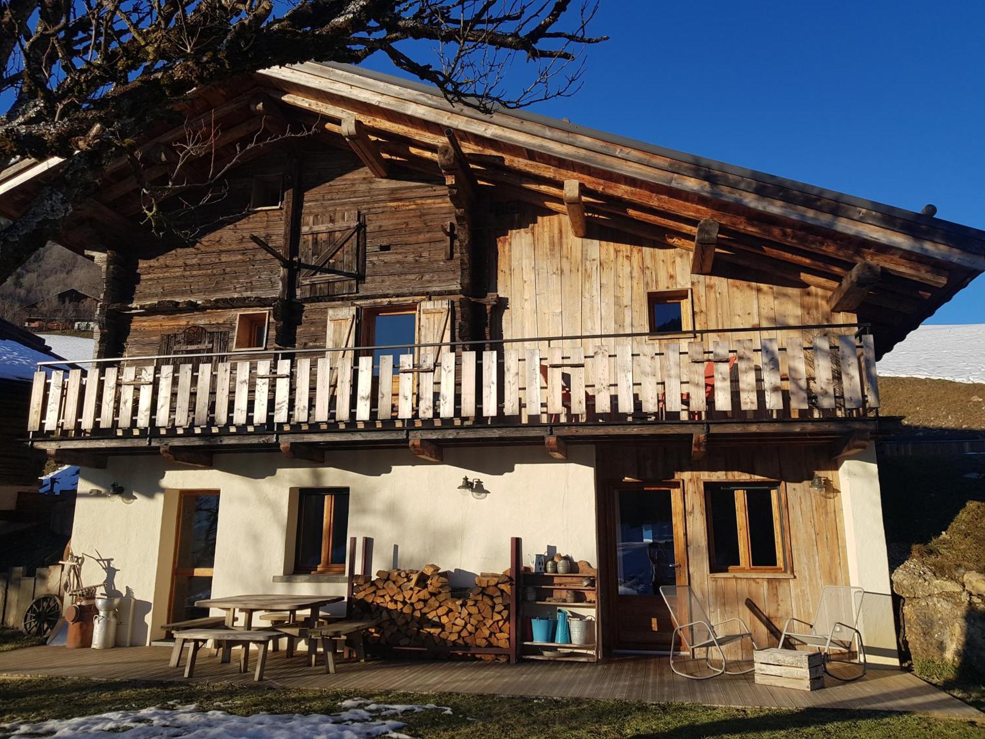 Aux Fermes De La Croix, Maison D'Hotes, Spa Hauteluce Bagian luar foto
